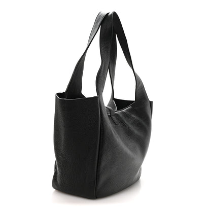 Saint Laurent Grained Deerskin Bea Tote Black 3 of 10