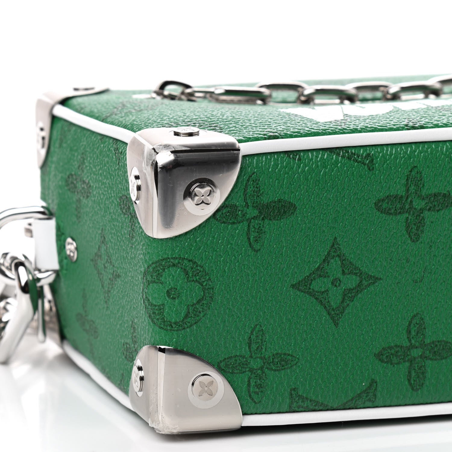 Louis Vuitton Vintage Monogram Everyday LV Mini Soft Trunk Green 5 of 7