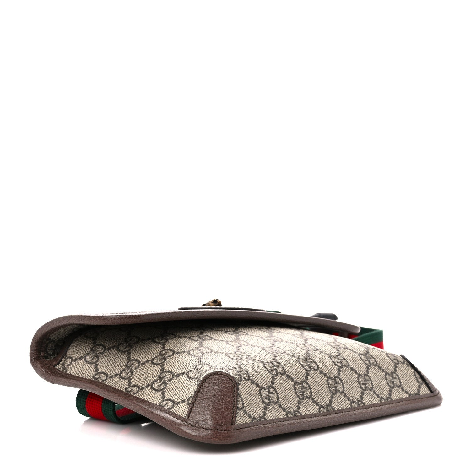 Gucci GG Supreme Monogram Neo Vintage Web Belt Bag Brown 4 of 12