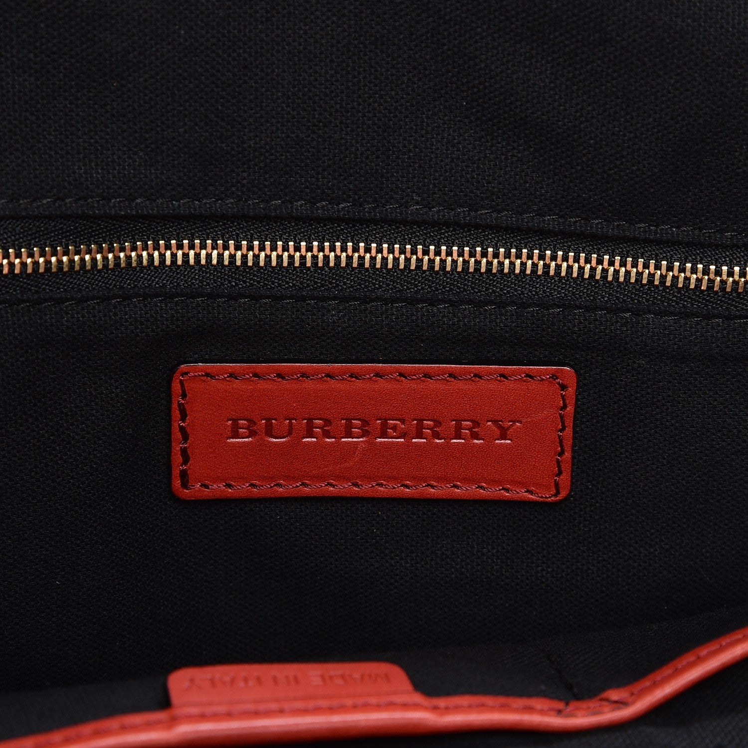 Burberry Bridle Calfskin House Check Small Orchard Bowling Bag Red 7 of 13