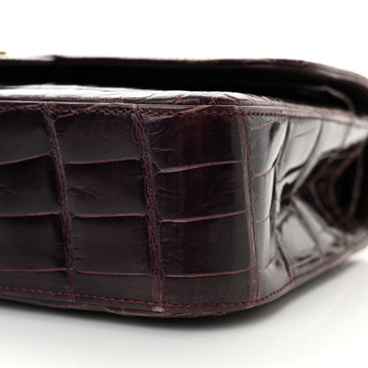 Chanel Alligator Medium Double Flap Purple 10 of 22