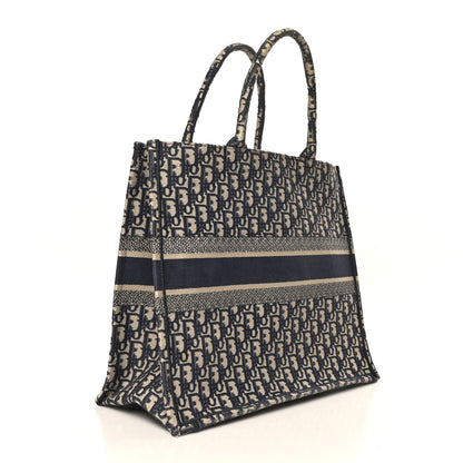 Christian Dior Oblique Large Book Tote Blue Multicolor 2 of 6