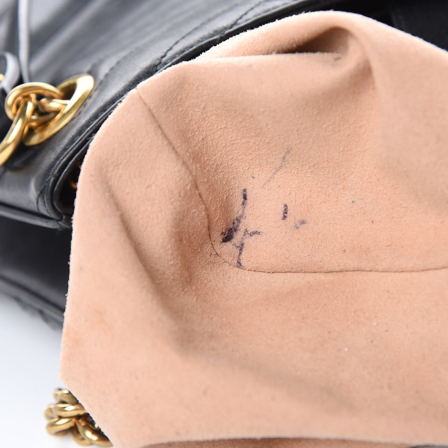Calfskin Matelasse Medium GG Marmont Shoulder Tote Bag Black