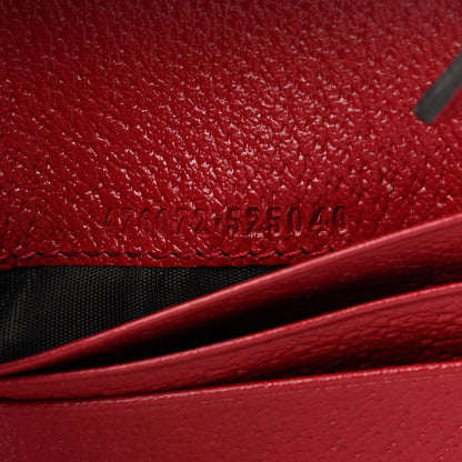 Gucci GG Supreme Monogram Queen Margaret Card Case Red 7 of 9