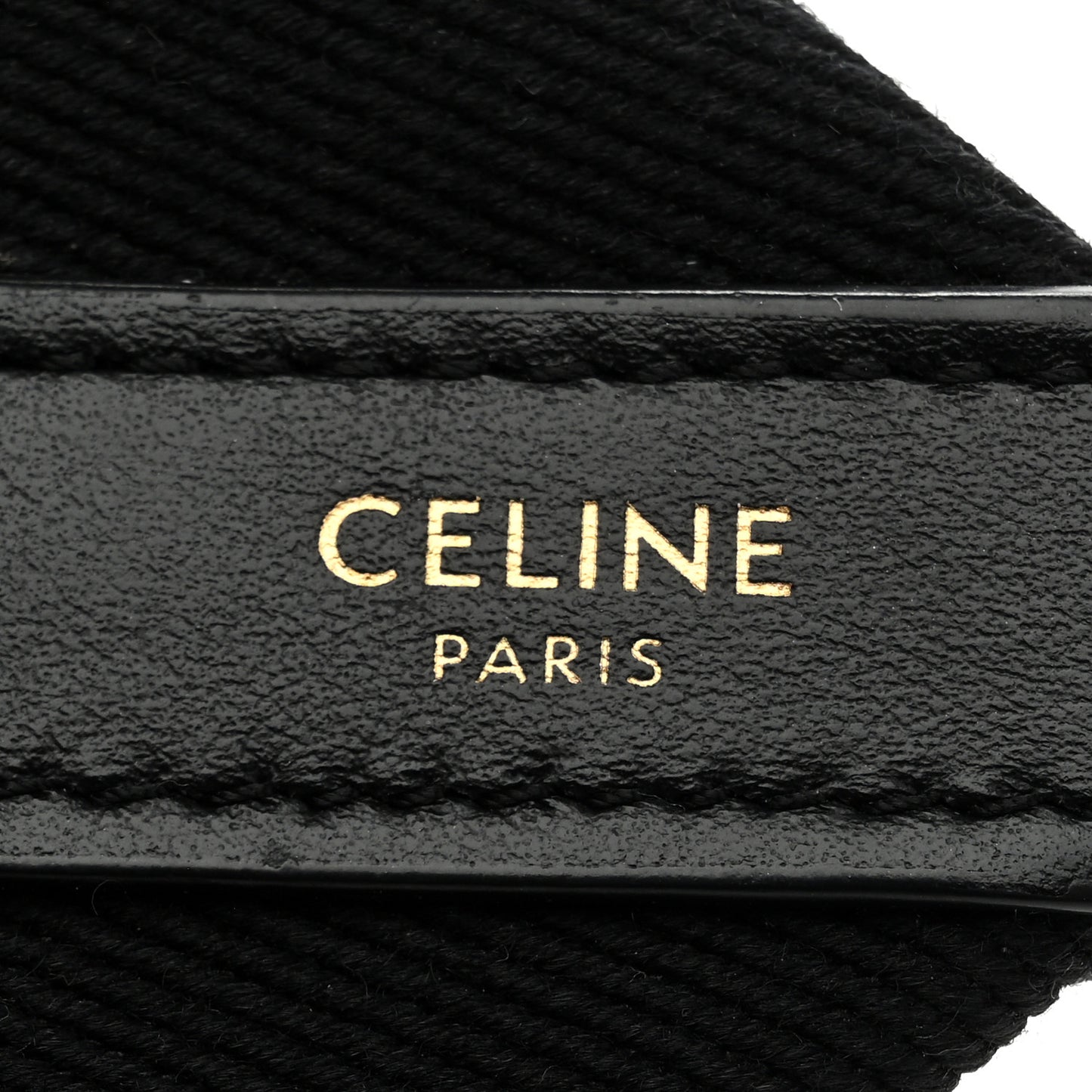 Jacquard Wool Logo Short Strap Black Beige