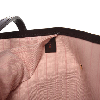 Louis Vuitton Damier Ebene Neo Neverfull MM Rose Ballerine 9 of 13