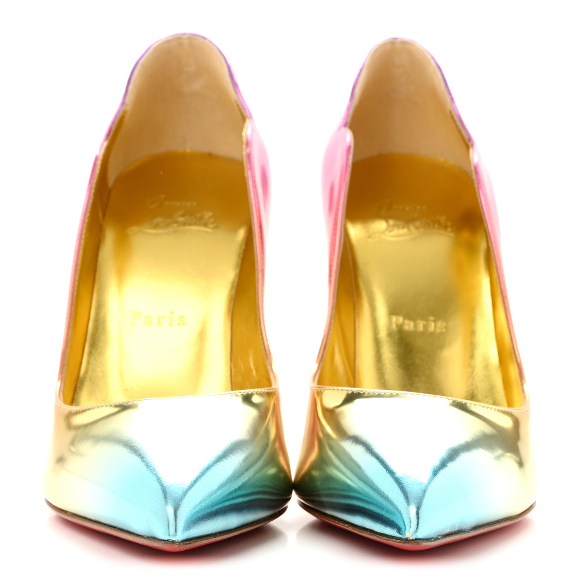 Specchio Boreal Hot Chick 100 Pumps 39.5 Multicolor Gold