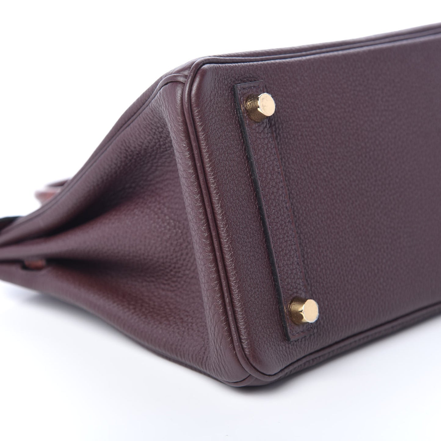 Togo Matte Alligator Birkin Touch 25 Rouge Sellier Bourgogne