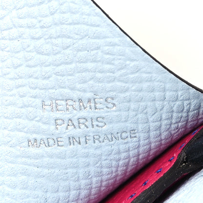 Hermes Epsom Swift Chevre Mysore Birdy Bag Charm Bleu Brume Rose Mexico Bleu Royal Cuivre Nata Black 3 of 5