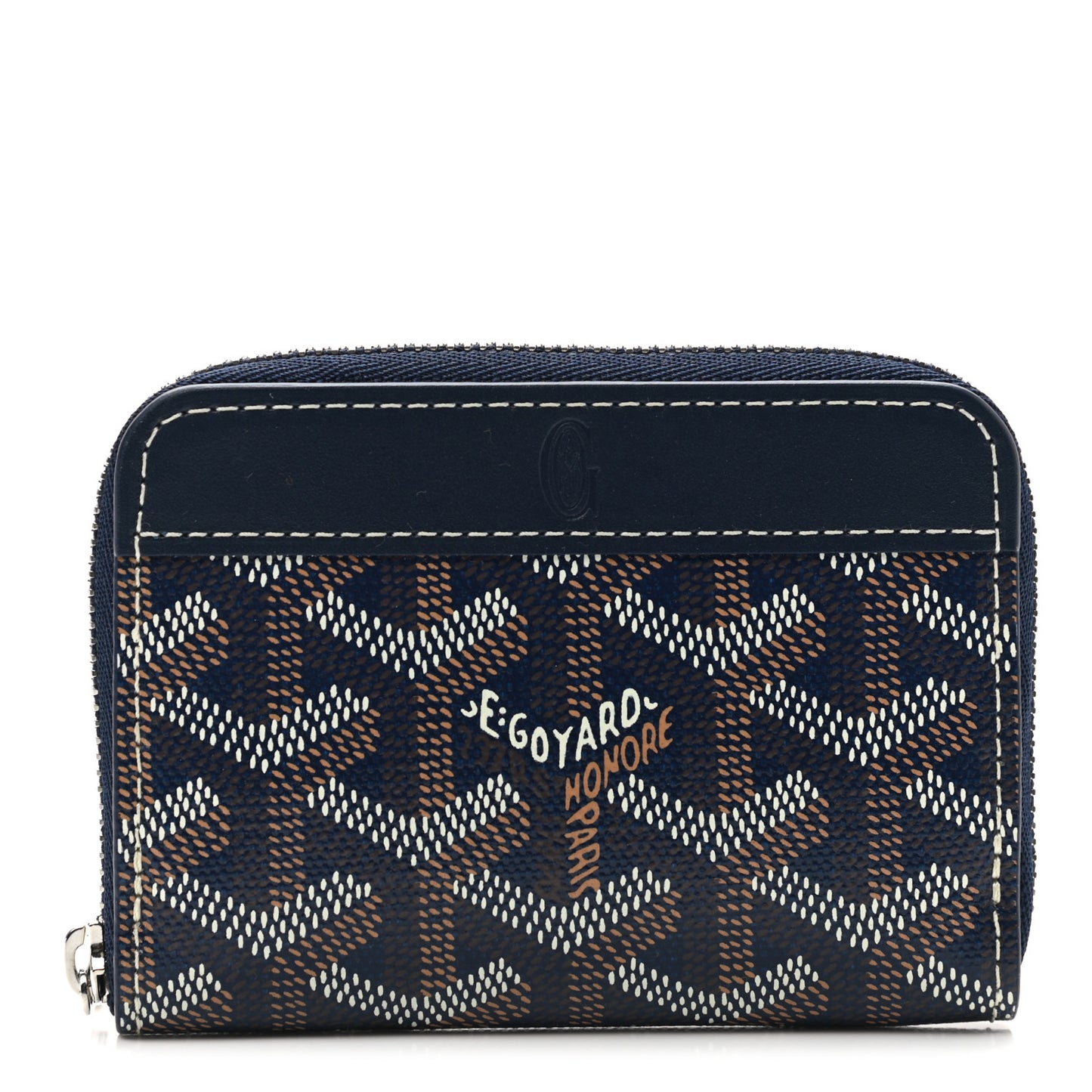Goyardine Matignon PM Wallet Navy