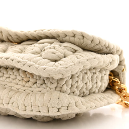 Bottega Veneta Jersey Crochet Shoulder Bag Plaster 9 of 10