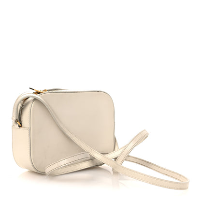 Saint Laurent Grain De Poudre Small Classic Monogram Camera Bag White 2 of 15