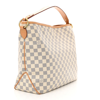 Louis Vuitton Damier Azur Delightful MM Pink 3 of 14