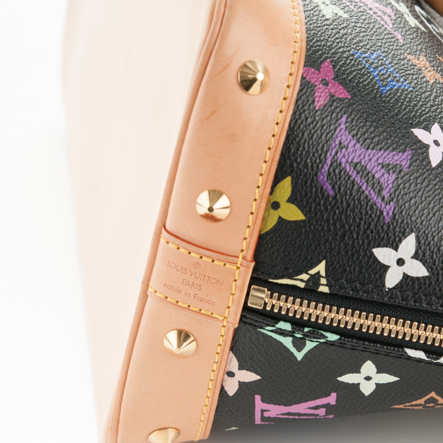 Louis Vuitton Monogram Multicolor Alma Black 6 of 7