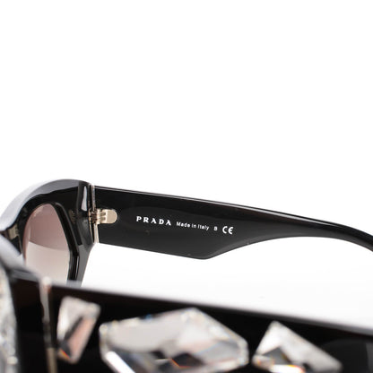 Prada Crystal Voice Sunglasses SPR 21Q Black 5 of 7