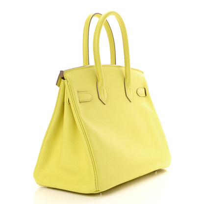 Hermes Epsom Birkin 30 Lime 4 of 14