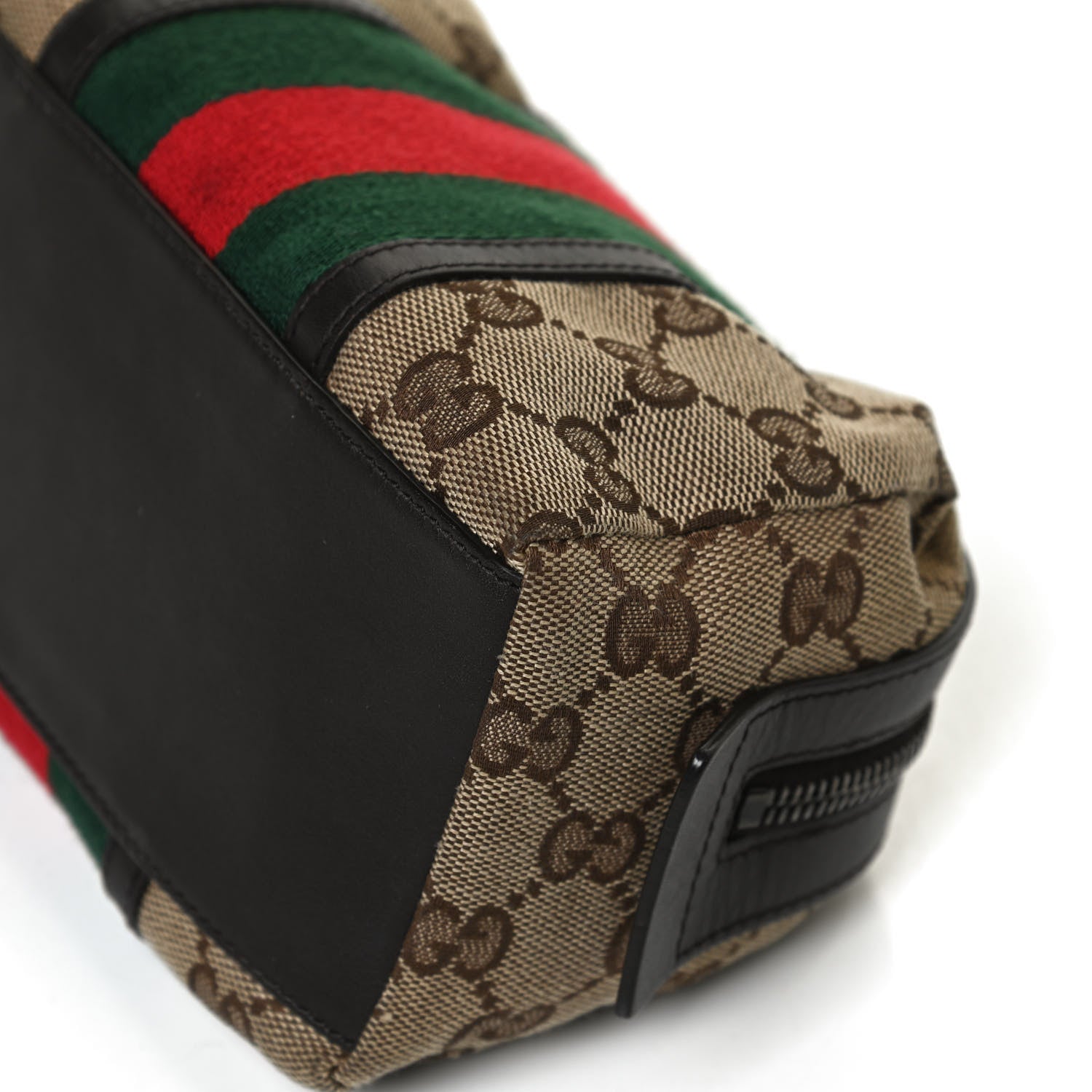 Gucci Monogram Web Small Cosmetic Case Dark Brown 10 of 11