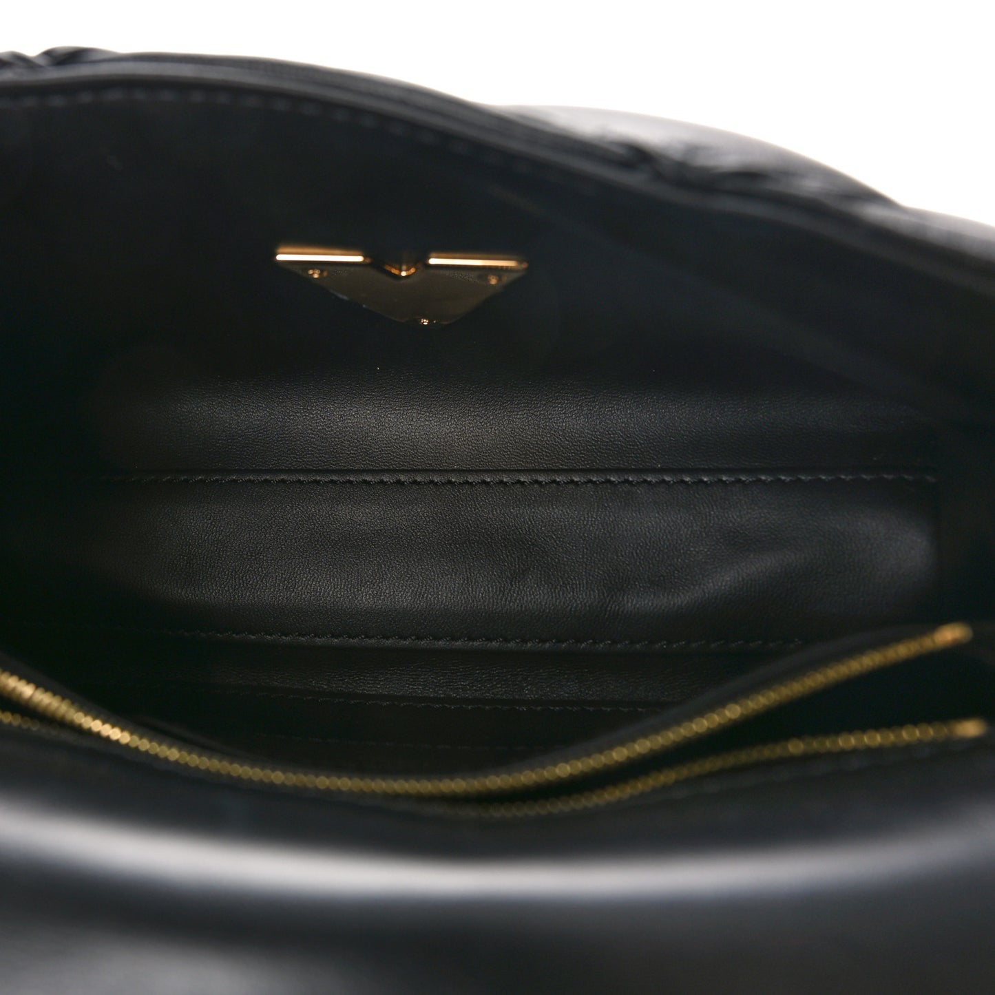 Lambskin Malletage Top Handle GO-14 MM Black