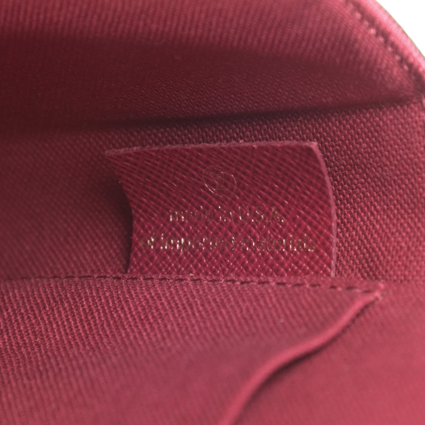 Monogram Pochette Felicie Chain Wallet Fuchsia