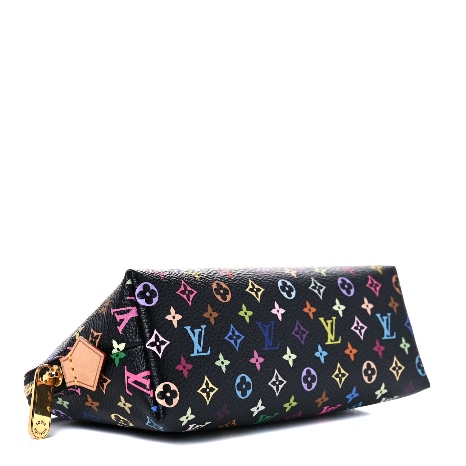 Louis Vuitton Monogram Multicolor Cosmetic Pouch Black Grenade 4 of 10