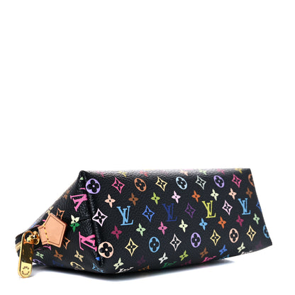 Louis Vuitton Monogram Multicolor Cosmetic Pouch Black Grenade 4 of 10