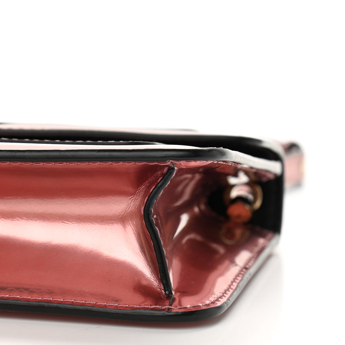 Metallic Serpenti Forever Small Shoulder Bag Pink