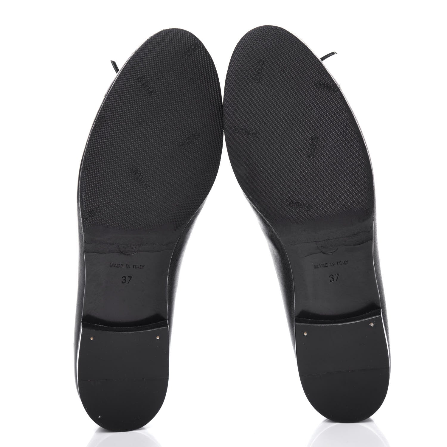 Chanel Lambskin Cap Toe Ballerina Flats 37 Black 6 of 11