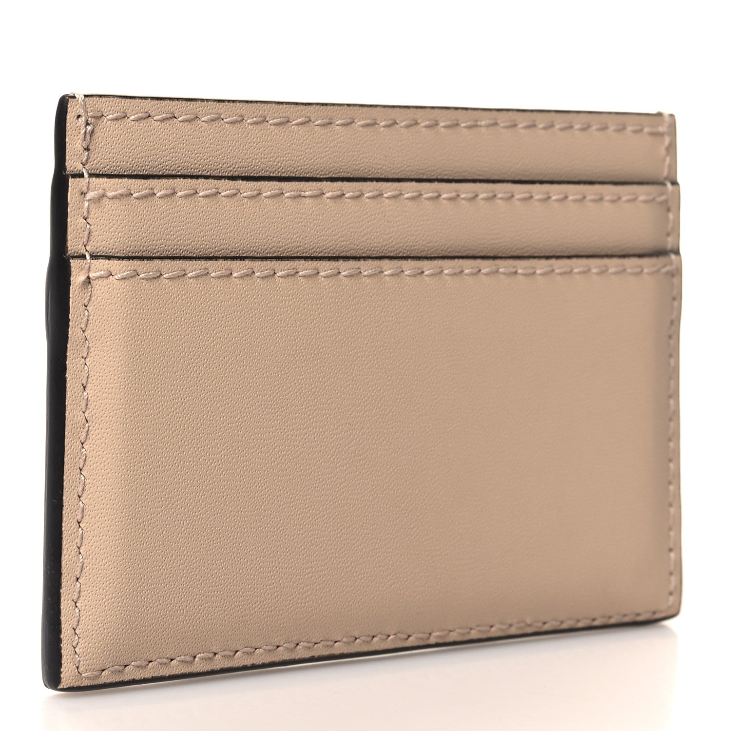 Gucci Monogram Textured Dollar Calfskin Ophidia Card Holder Light Beige Denim 3 of 7