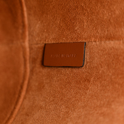 Celine Smooth Calfskin Small Cuir Triomphe Bucket Bag Tan 6 of 11