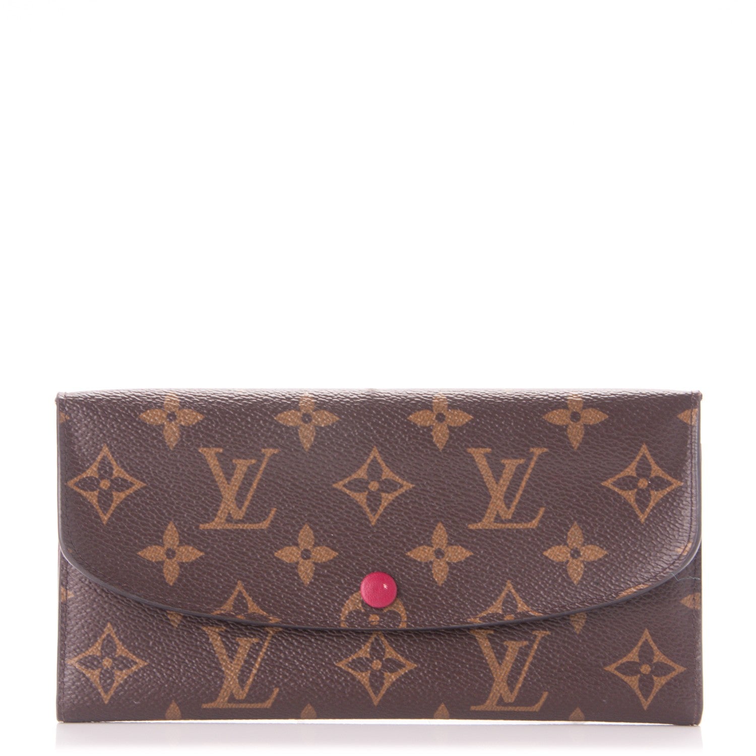 Louis Vuitton Monogram Emilie Wallet Fuchsia 1 of 7