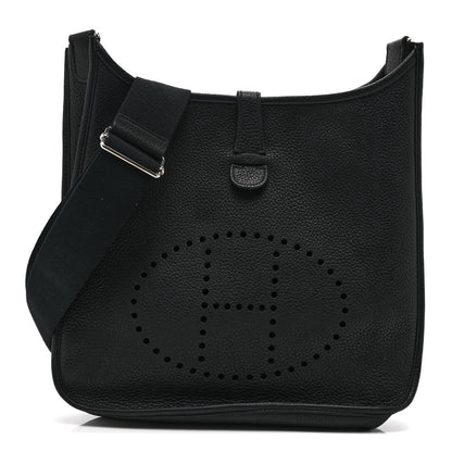 Hermes Taurillon Clemence Evelyne III GM Black 1 of 10