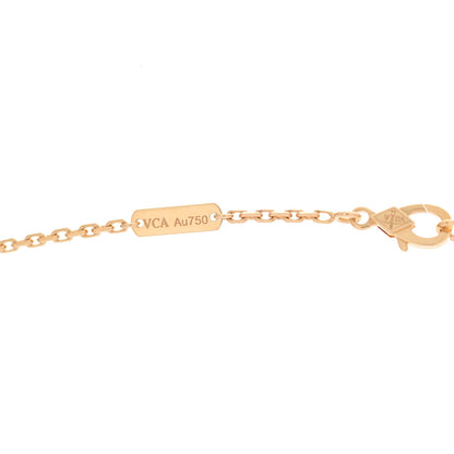 Van Cleef & Arpels 18K Yellow Gold Mother of Pearl Magic Alhambra Long Necklace 4 of 6