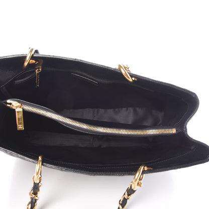 Chanel Caviar Quilted Grand Shopping Tote GST Black 5 of 9