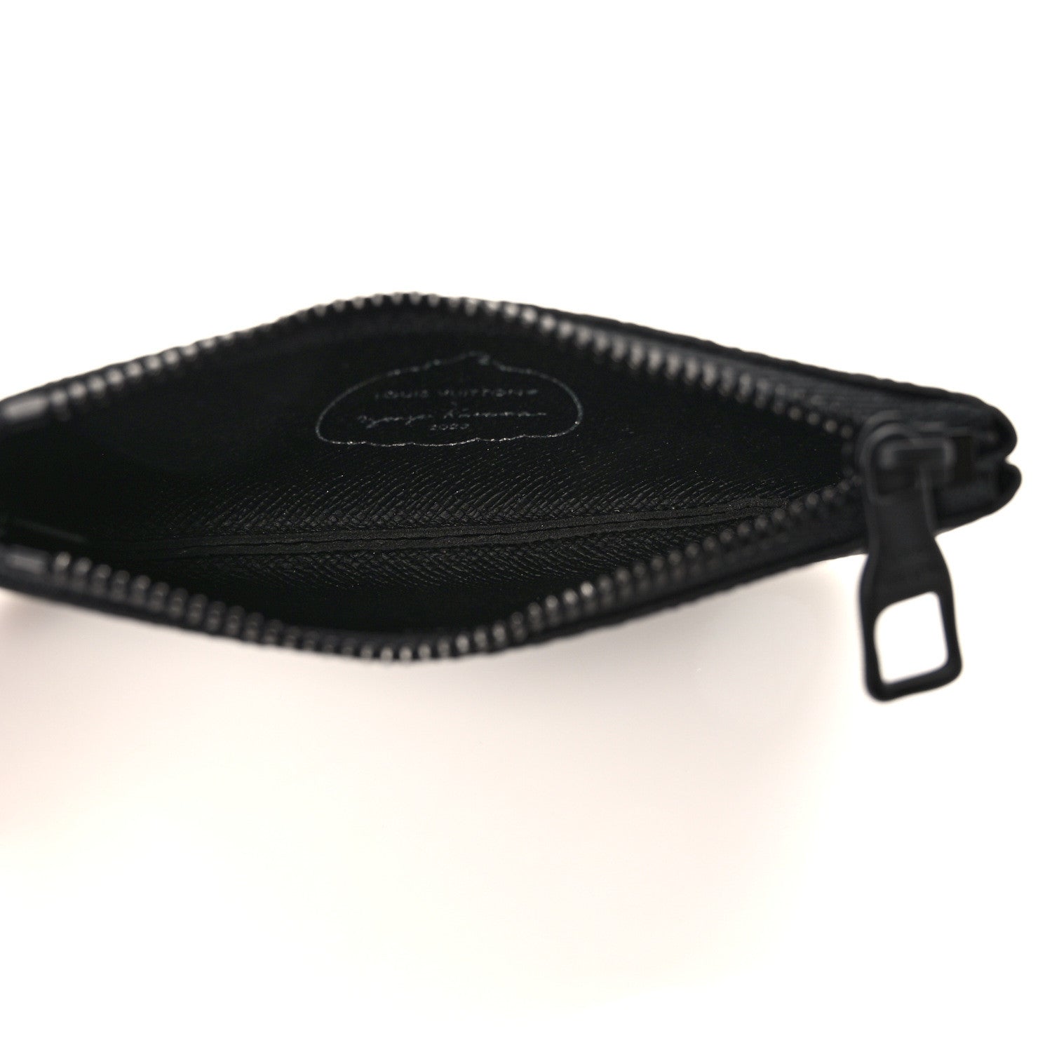 Louis Vuitton LV X YK Monogram Eclipse Key Pouch Black Silver 5 of 8