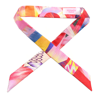 Hermes Silk Marble Doll Twilly Rose Multicolor 1 of 3