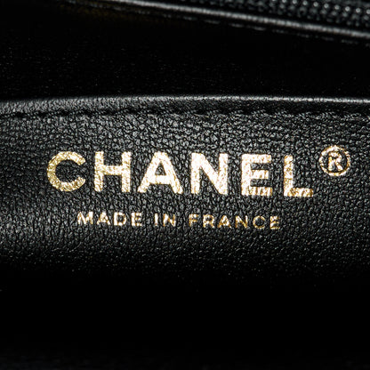 Chanel Caviar Quilted Mini Retro Twist Top Handle Flap Black 7 of 13