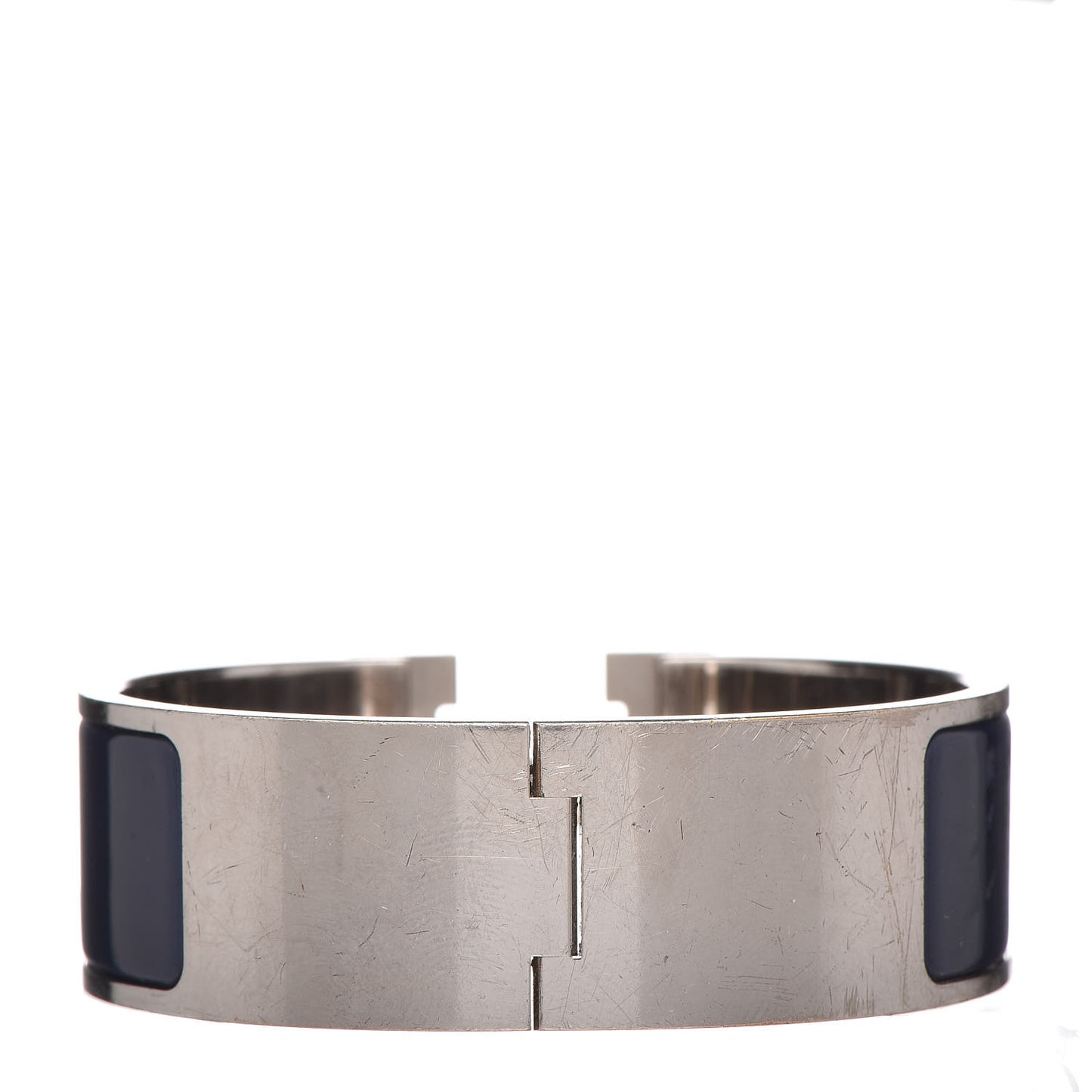 Enamel Wide Clic Clac H Bracelet PM Indigo