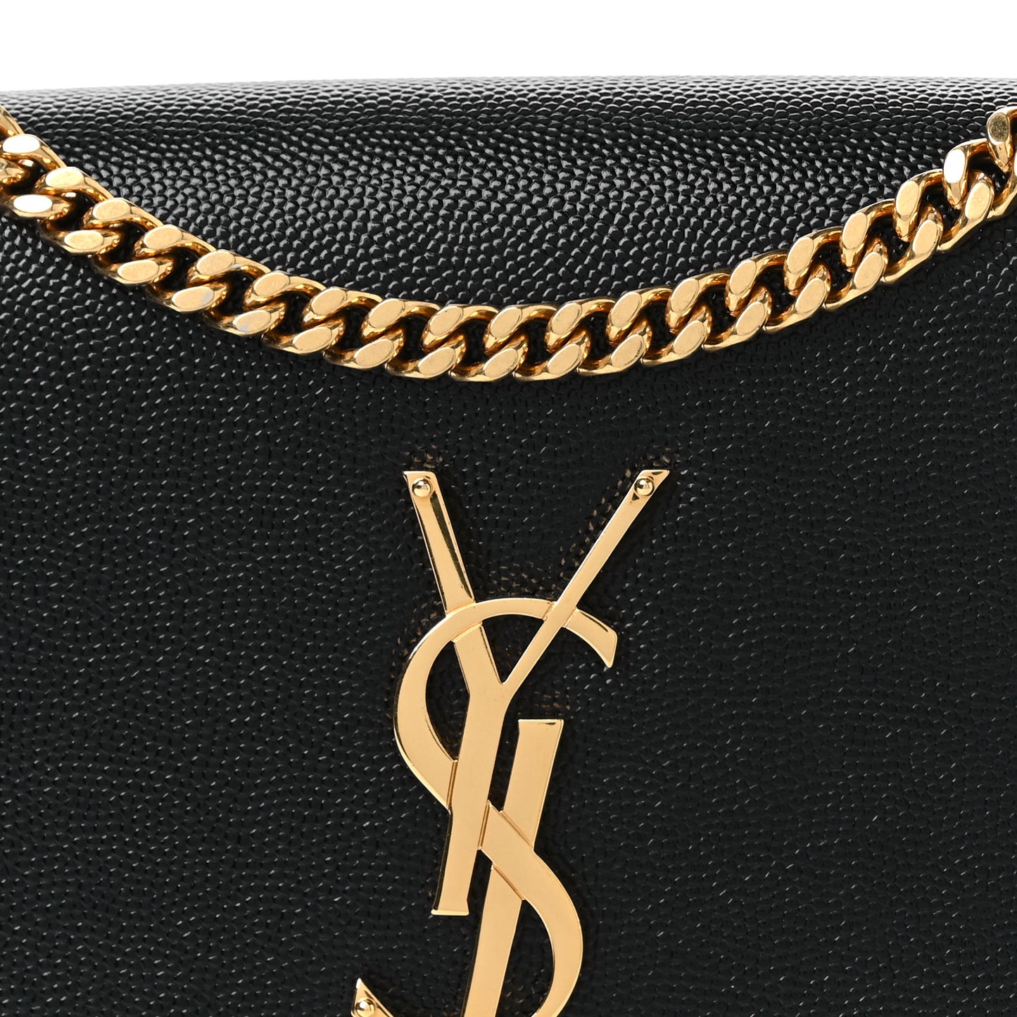 Grain De Poudre Small Classic Monogram Kate Tassel Satchel Black