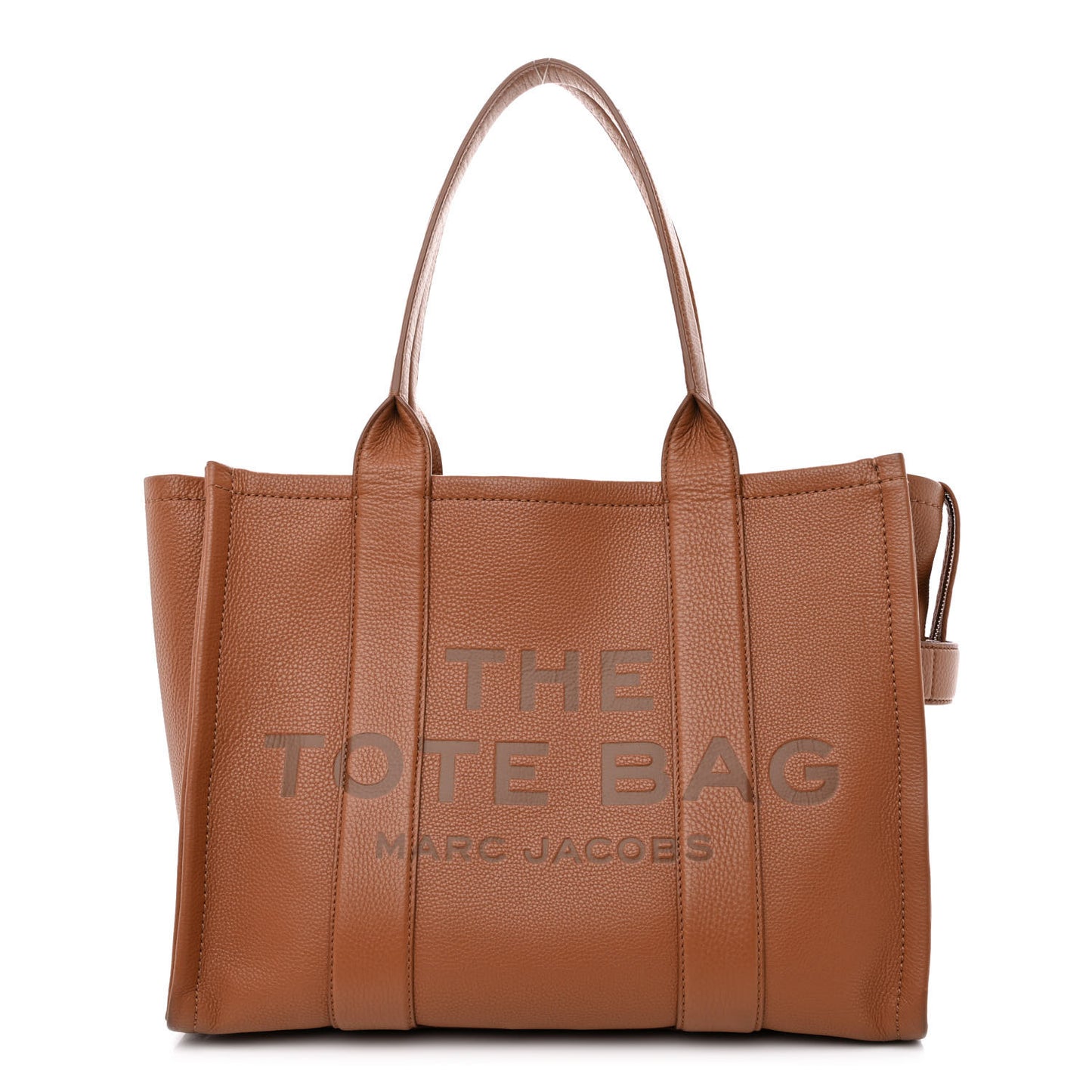 Grained Calfskin Large The Tote Bag Argan Oil