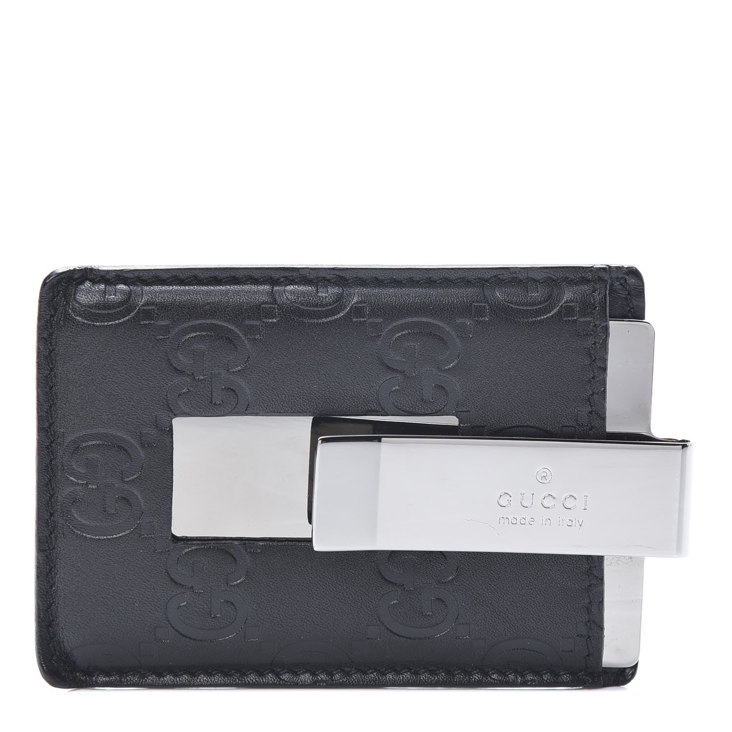Gucci Guccissima Money Clip Black 1 of 7