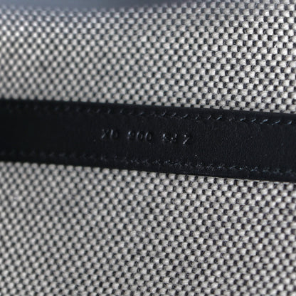 Hermes Swift H Canvas Cabas H En Biais 40 Black Ecru 9 of 9