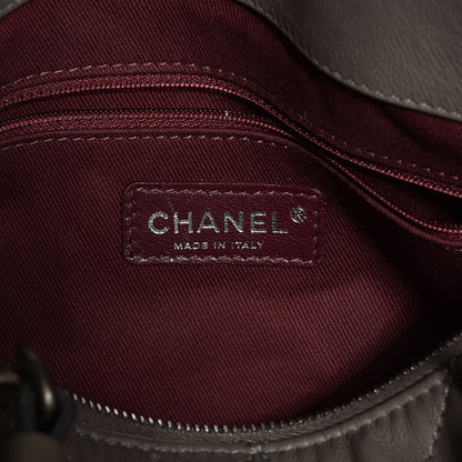 Chanel Calfskin Quilted Small Casual Riviera Bowling Bag Grey 7 of 8