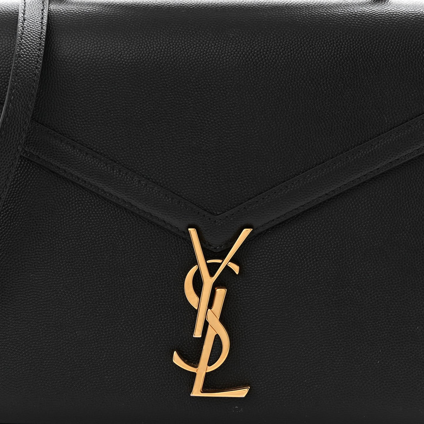 Grain de Poudre Medium Classic Monogram Cassandra Top Handle Black