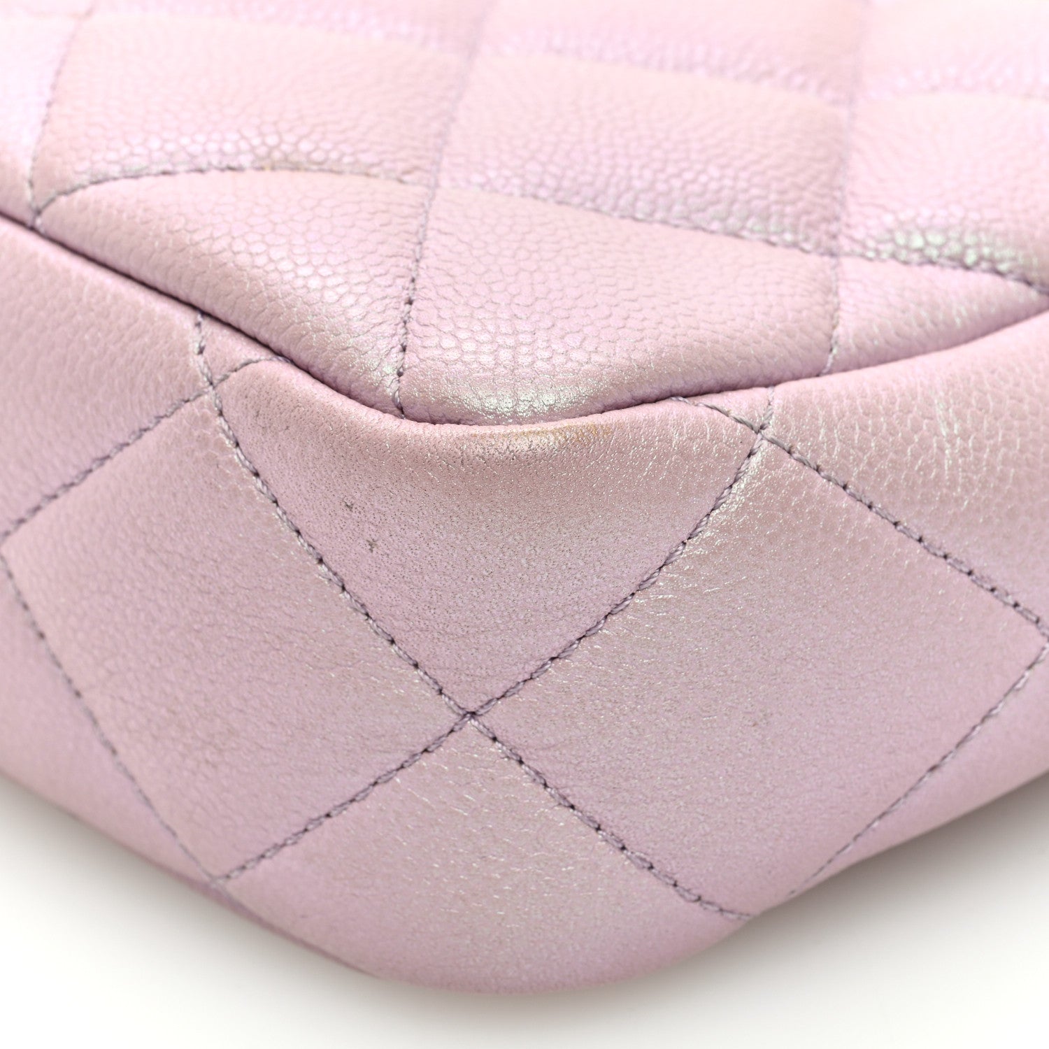 Chanel Iridescent Caviar Quilted Vertical My Perfect Camera Case Pink 10 of 10