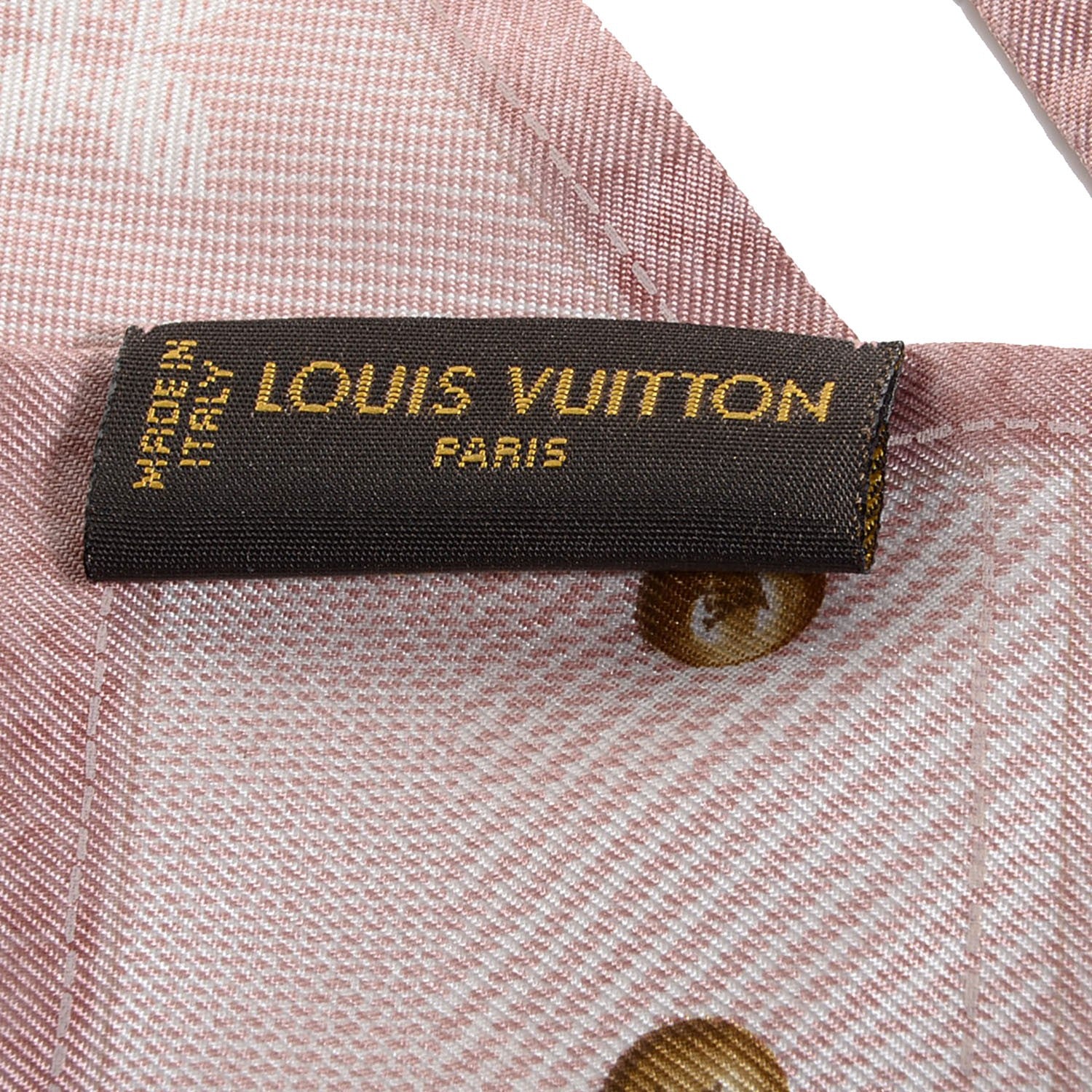 Louis Vuitton Silk Monogram New Denim Bandeau Rose Clair 5 of 6