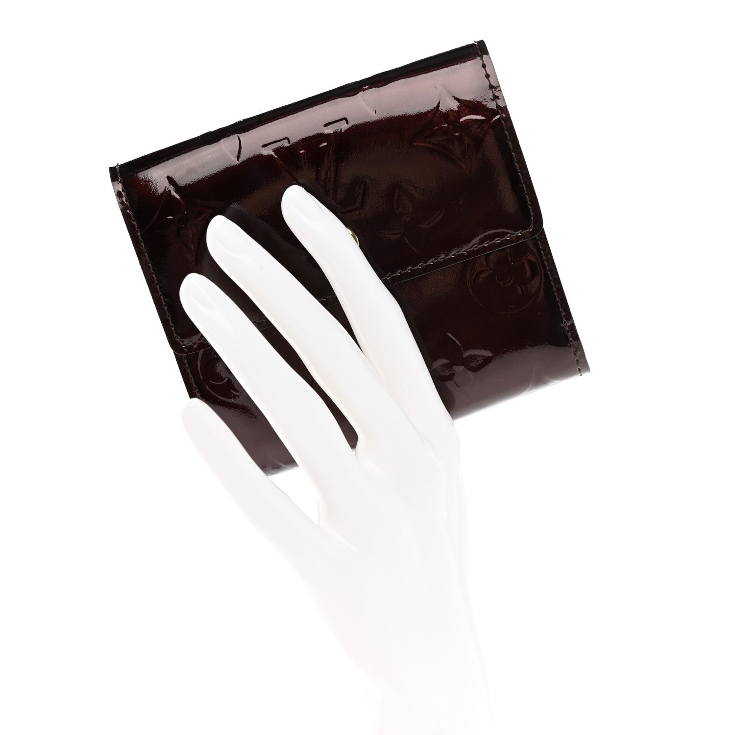 Louis Vuitton Vernis Elise Wallet Amarante 2 of 11