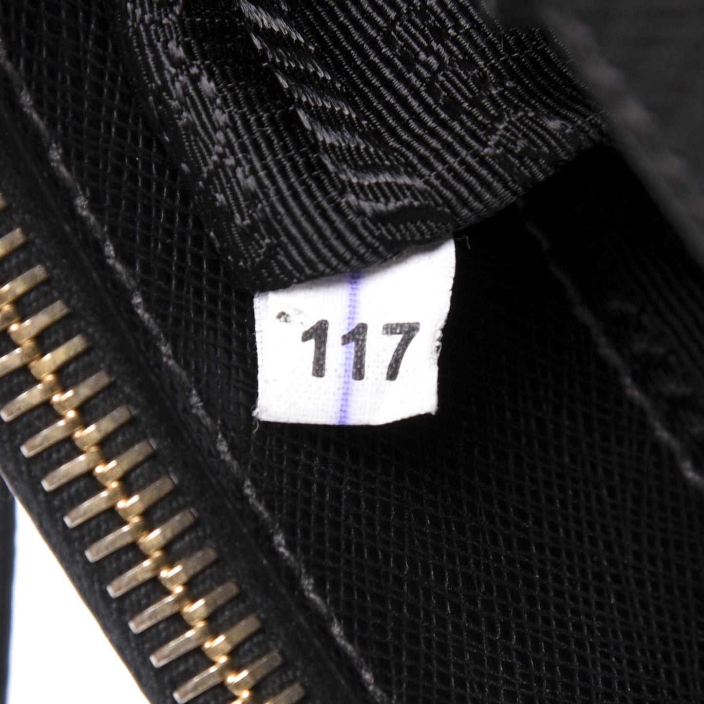 Saffiano Mini Galleria Double Zip Tote Black