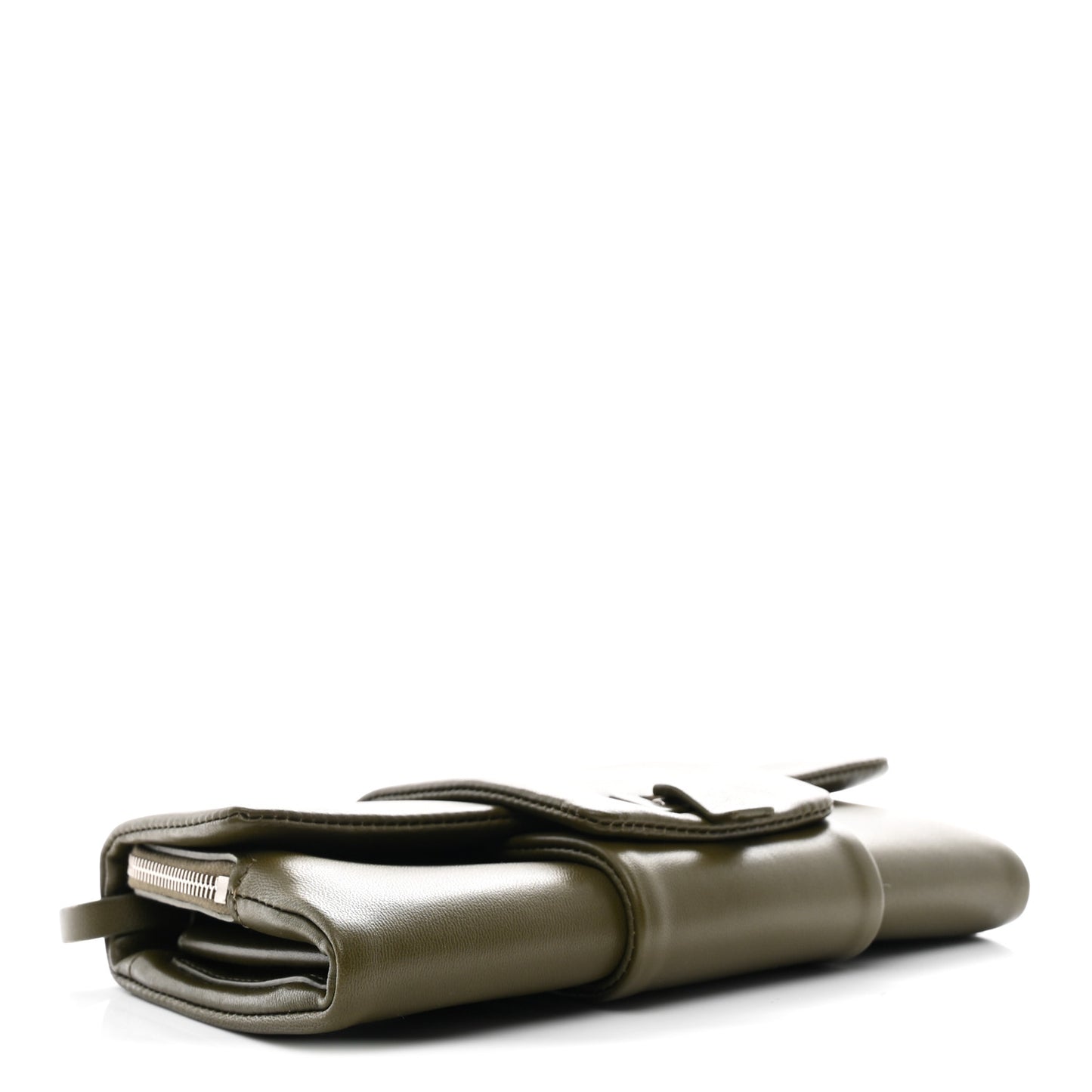 Nappa Flip Shoulder Bag Olive