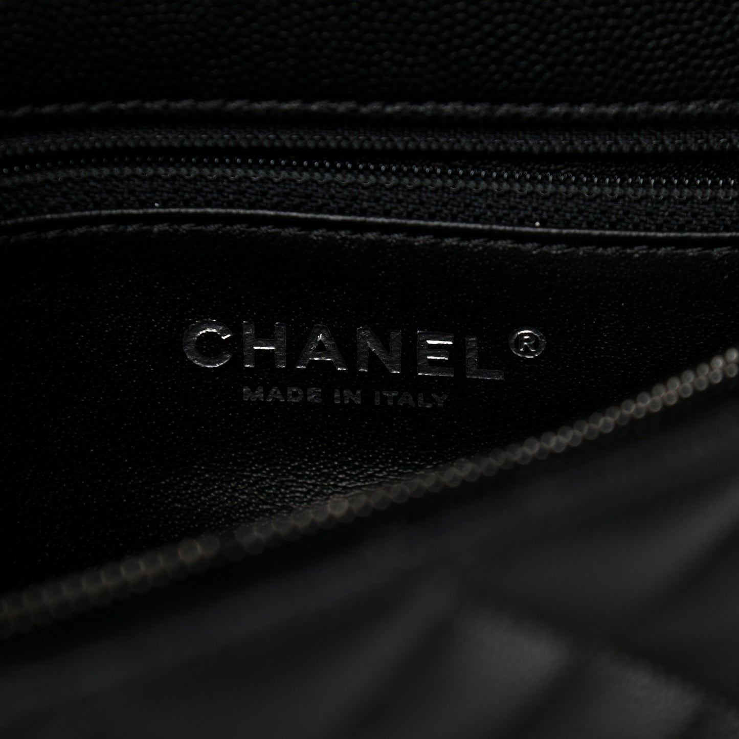 Caviar Quilted Medium Coco Handle Flap Black