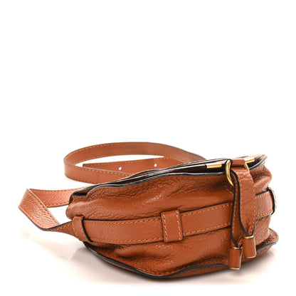 Chloe Calfskin Mini Marcie Round Crossbody Bag Tan 4 of 9